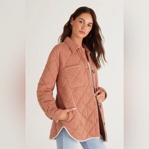 Z supply quilted MAYA shacket